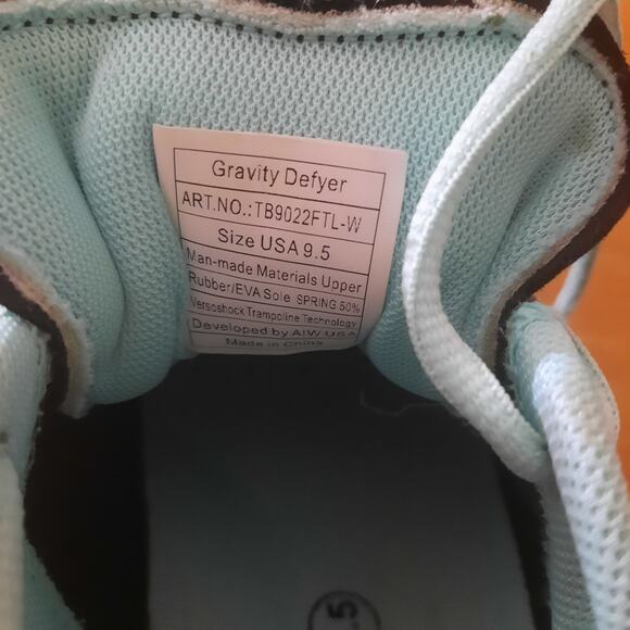 gdefy Gravity Defyer Womens Black and Green Comfort Fit Sneakers Size 9.5 - Picture 8 of 10